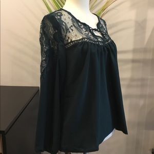Blouse with Lace Detail